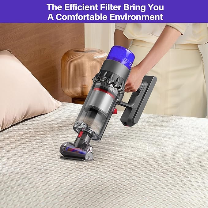V9 SV18 Filter Replacement for Dyson Digital Slim SV18 Spare & V9 Motorbar Cordless Vacuum, Part No. 970612-01 for Dy-son V9 Filter, 4 Pack