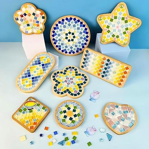 OOTDART Mosaic Crystal Grout, Mosaics Tile Tools, Mosaic Tile Accessories – Essential for Handmade Grouting and Perfect for DIY Craft Projects (Translucent, 8.8oz)