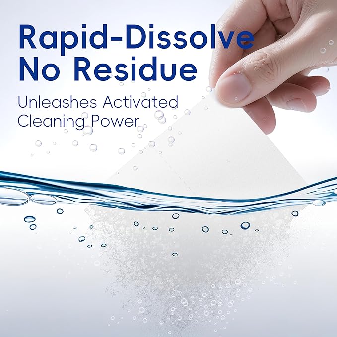 Laundry Detergent Sheets - 60 Loads - Quick Dissolve, No Residue - Lightweight, Eco-Friendly & Travel Size Laundry Sheets - Lavender