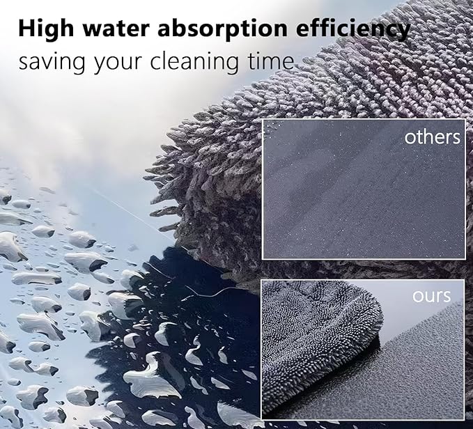 Shiny Bath Wipes Cleaning Cloths, Shiny Bath Drying Towels,Shower Doors Drying Towels,16*24in Streak Free Glass Window Car Mirror Super Absorben Microfiber Cleaning Cloths (1pcs grey16*24")