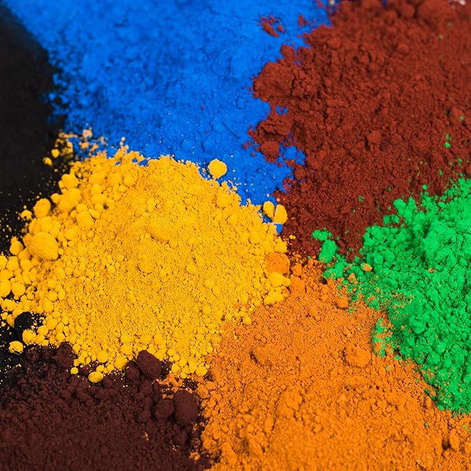 GOODTAKE Concrete Pigment, Black Iron Oxide Pigment Powder, Concrete Cement Dye Color Pigment for Pastel Tile Paint Concrete Cement Mortar Grout (Black, 4 oz)
