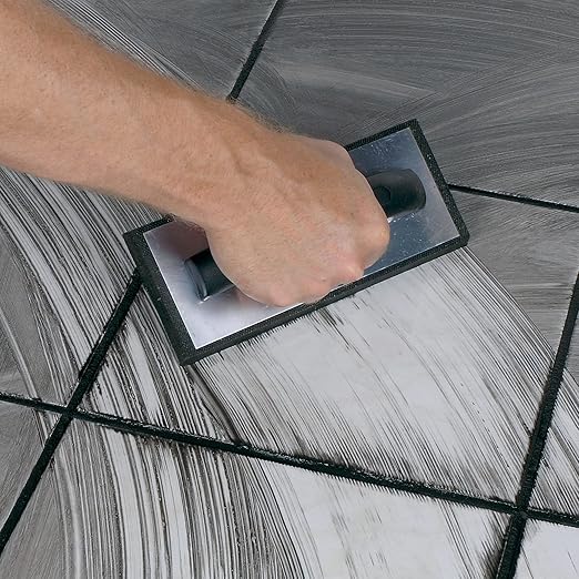 QEP 4 in. x 9.5 in. Molded Rubber Grout Float with Non-Stick Gum Rubber, Black
