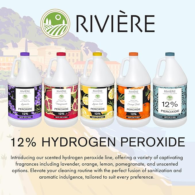 Rivière 12% Hydrogen Peroxide, 4 Gallons