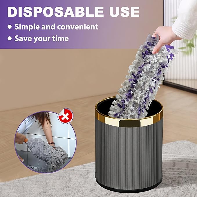 Hisucbetter 20 Pack Power Mop Refill Pads Compatible with Swiffer Power Mop, Dry/Wet Multi-Surface Mopping Pad Refills for Floor Cleaning, Unscented.