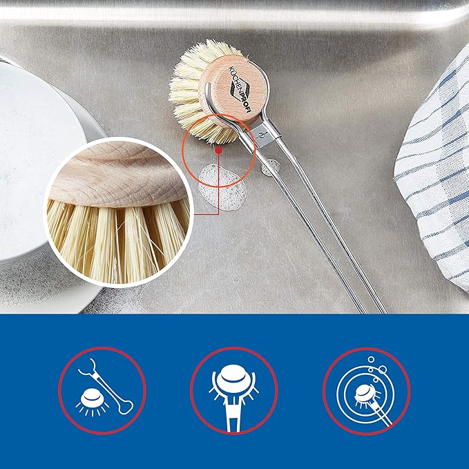 Küchenprofi Classic Dishwashing Brush, Stainless Steel, K1109432800