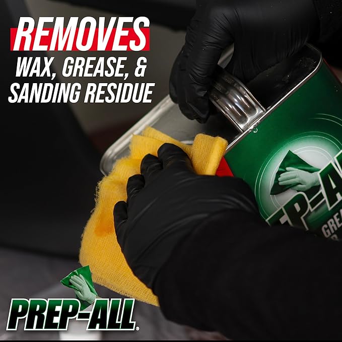 Klean-Strip Prep-All Wax and Grease Remover, Multi-Surface Paint Prep Cleaner, Effective for Auto Body, Garage, 1 Gallon