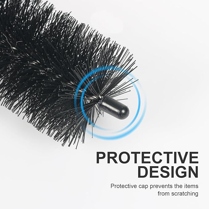 Dryer Vent Cleaner Brush Kit - 26 inch and 27.5 inch Clothes Dryer Lint Vent Trap Cleaning Brush, 660mm and 700mm Flexible Lint Remove for Household Dust Cleaning