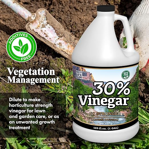 Nature's Freedom 30% Concentrated Vinegar, 2 Gallons - 6X Strength