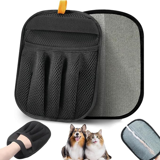 Mejreiik Pet Hair Removal Glove,Magic Brush Pet Hair,Five-Finger Electrostatic pet Hair Remover Glove,Laundry/Couch/Carpet/Car Seat for 2025 New Reusable Magic Brush Cat & Dog Remover Tool