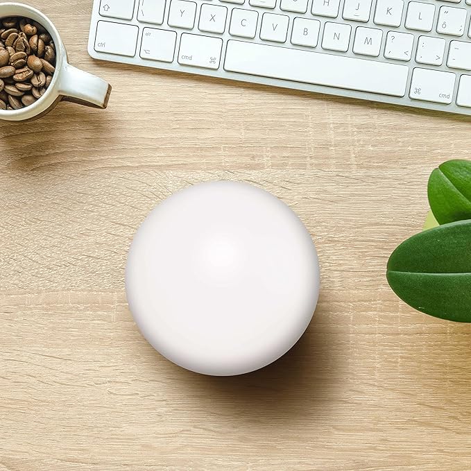 Stress Balls for Adults, 10 pack, Hand Exercise, Perfect For Your Desk, Office, or Home, White