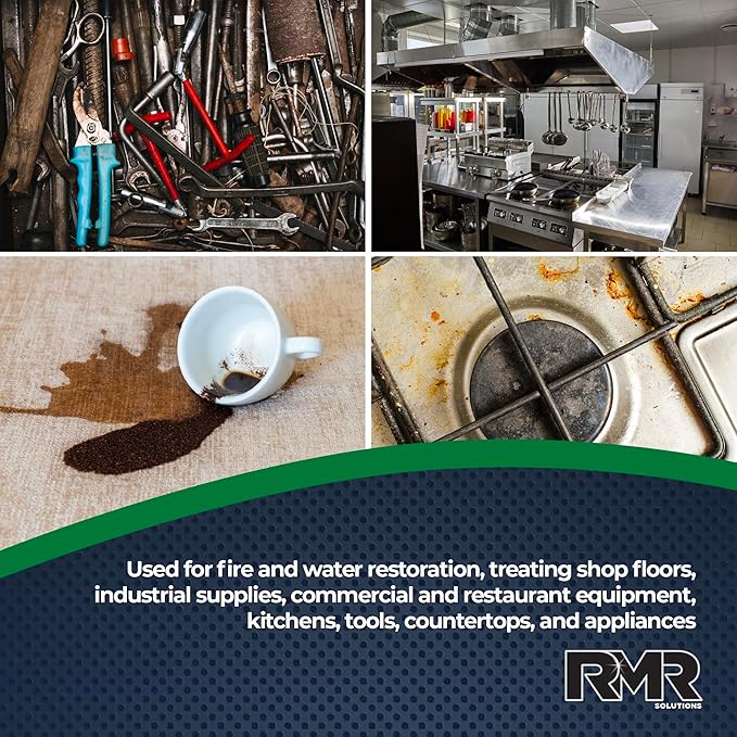 RMR Extreme Degreaser and Cleaner - Advanced Indoor/Outdoor Formula for Heavy-Duty Commercial, Residential, Automotive, and Equipment Cleaning, 32 Ounces Makes up to 4 Gallons