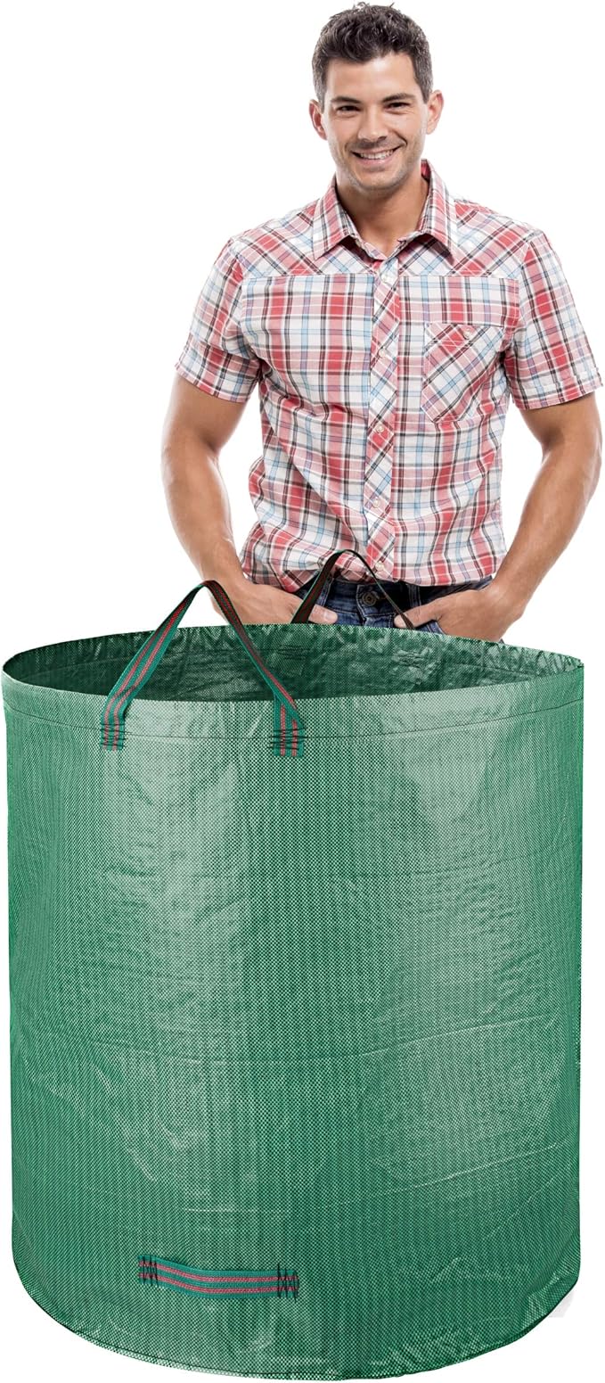 GardenMate 2-Pack 132 Gallons Reusable Garden Waste Bags (H34, D34 inches) - Yard Waste Bags
