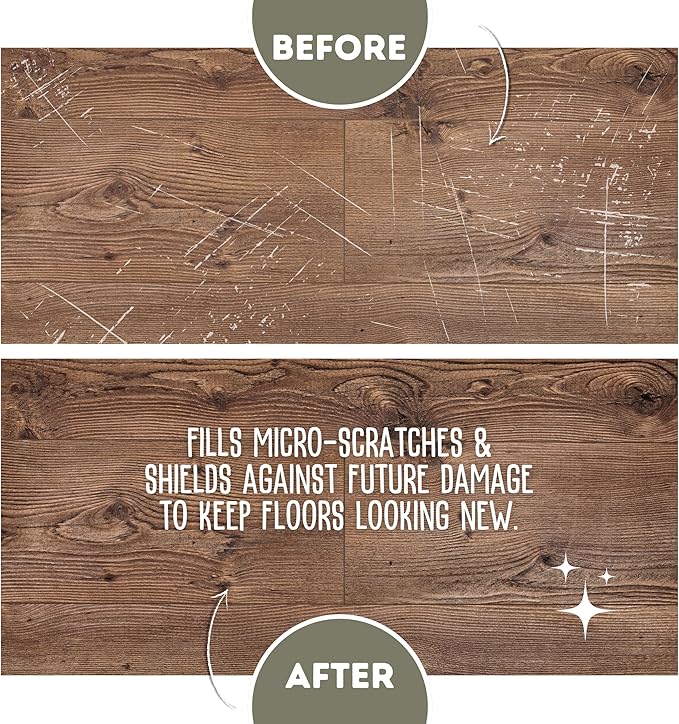 Quick Shine Multi-Surface Floor Finish-Polish 64oz-2pk | Safer Choice, No PFAS, pH Neutral Clean Shine Technology | Squirt & Spread | For Wood, Laminate, LVP, LVT, Tile & Stone | Made in USA